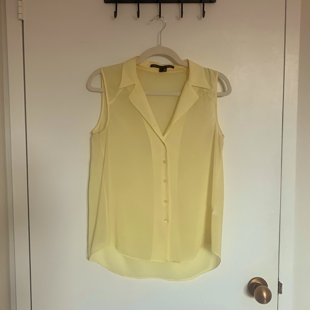 Theyskens Light Yellow Blouse